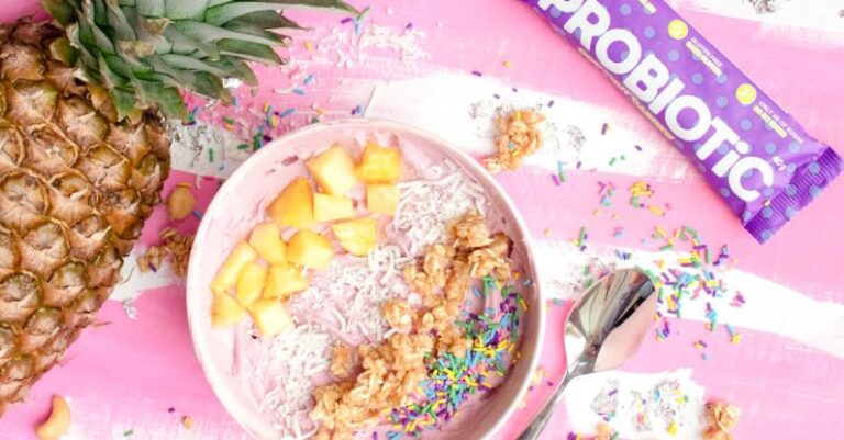Probiotics - Pineapple Next To Bowl