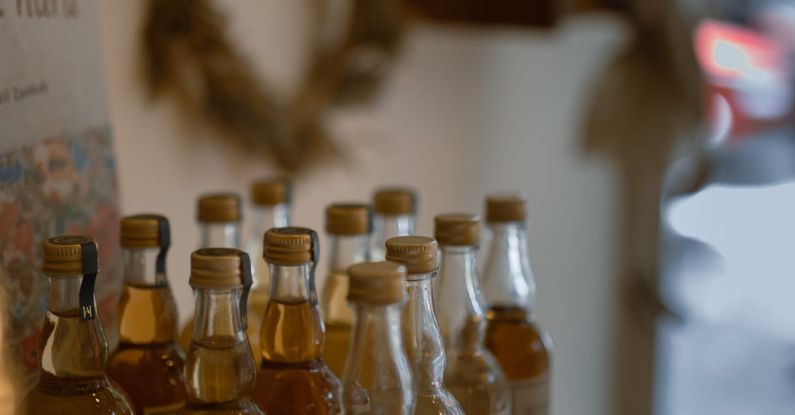 Natural Oils - Selective Focus Shot of Essentals in a Beauty Salon