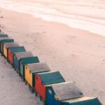 Small Changes - Cozy optimist change rooms on seashore beach in winter